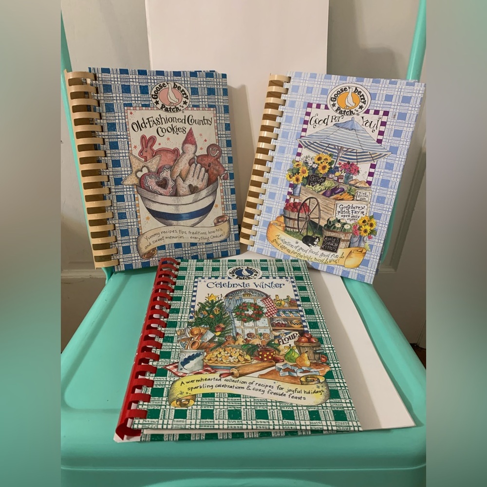 Gooseberry Patch Cookbooks: Good For You, Celebrate Winter, Old Fashioned Cookie